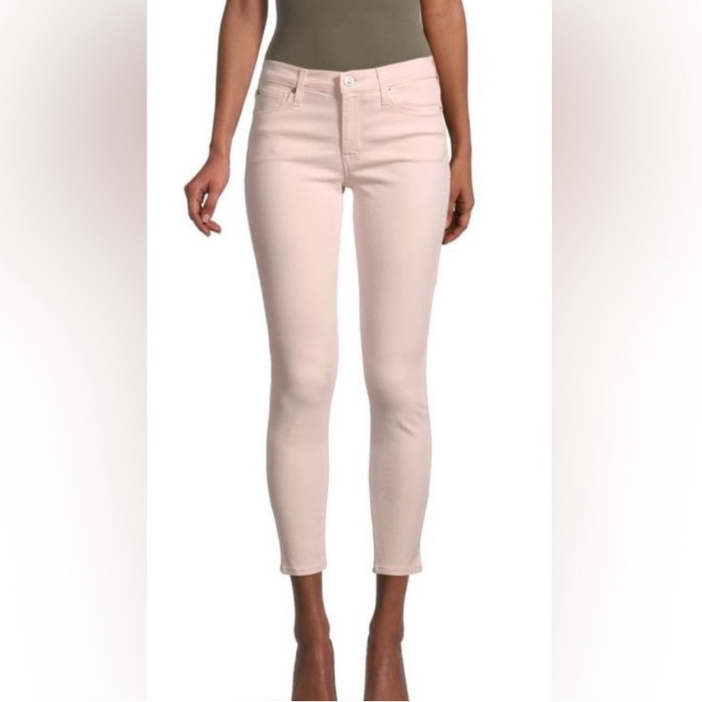 Hudson Jeans Pink Skinny Stretch Denim
